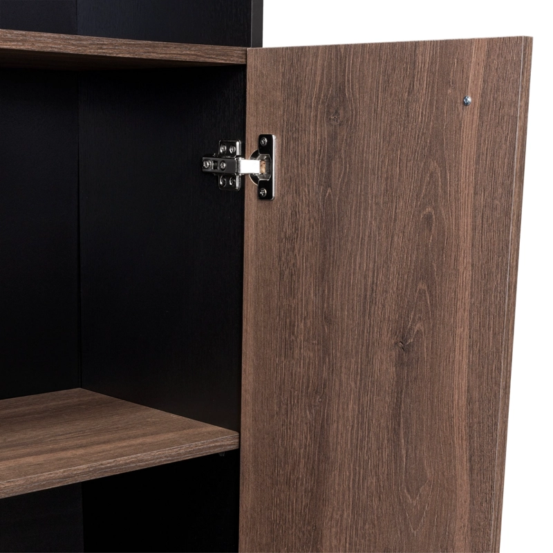 ESTANTE 2 PUERTAS HOME E4 180,6X62,8X29,9 CM WENGUE Y MILAN - 2