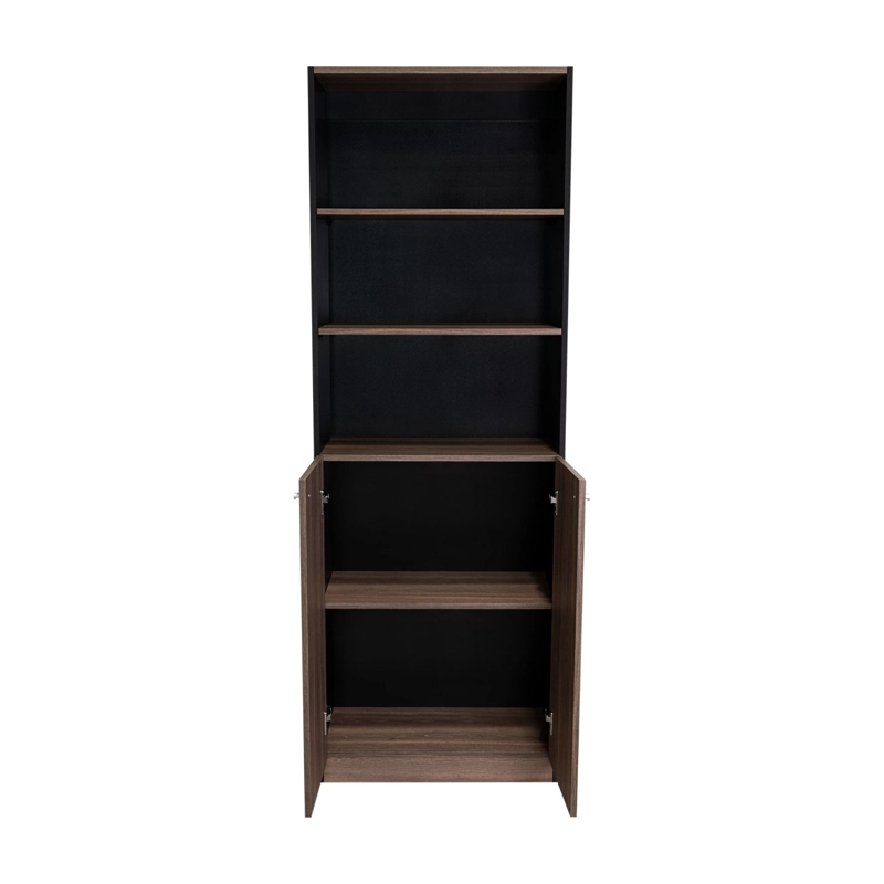 ESTANTE 2 PUERTAS HOME E4 180,6X62,8X29,9 CM WENGUE Y MILAN - 3