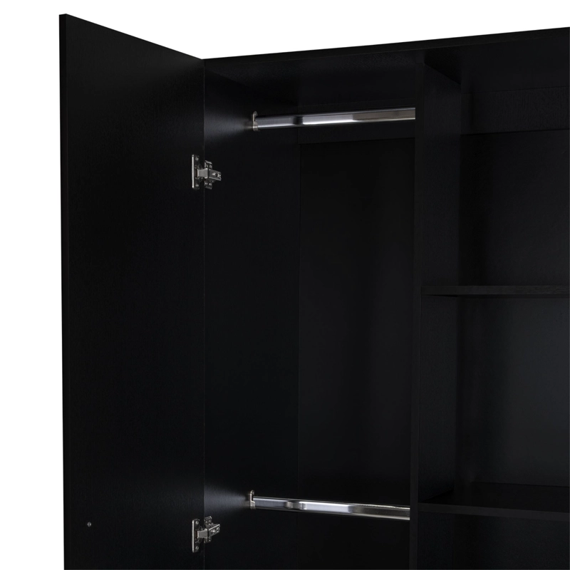 CLOSET 2 PUERTAS TERA WENGUE 180X80X48 CM - 2