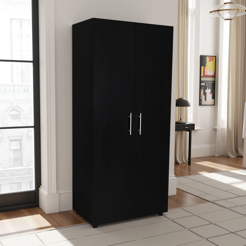 CLOSET 2 PUERTAS TERA WENGUE 180X80X48 CM - 6