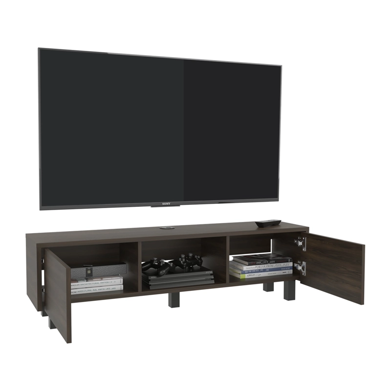 REPISA PARA TV 65' GLEN NOGAL EUROPEO 26,8X125,1X29,7 CM - 3