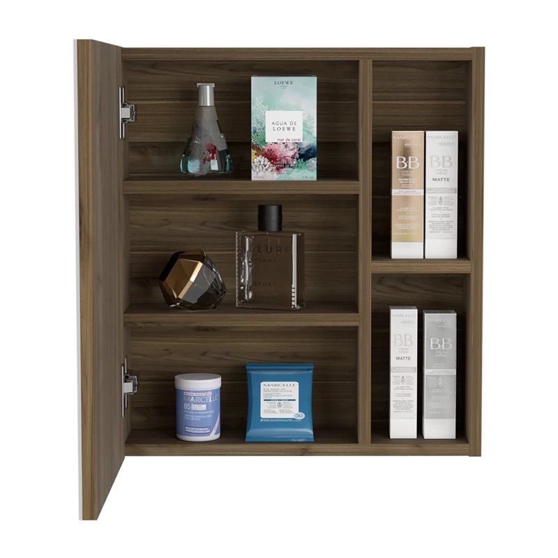 BOTIQUIN PARA BAÑO LABELLE 49.7X45X12.5 CM GALES CON ESPEJO - 4