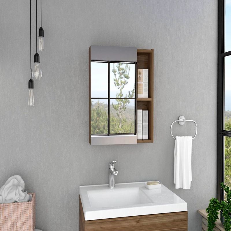 BOTIQUIN PARA BAÑO LABELLE 49.7X45X12.5 CM GALES CON ESPEJO - 5