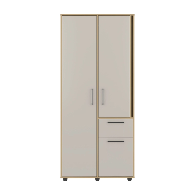 CLOSET 3 PUERTAS 1 CAJON VANCE FRESNO Y CAPRI 180X80X52 CM - 2