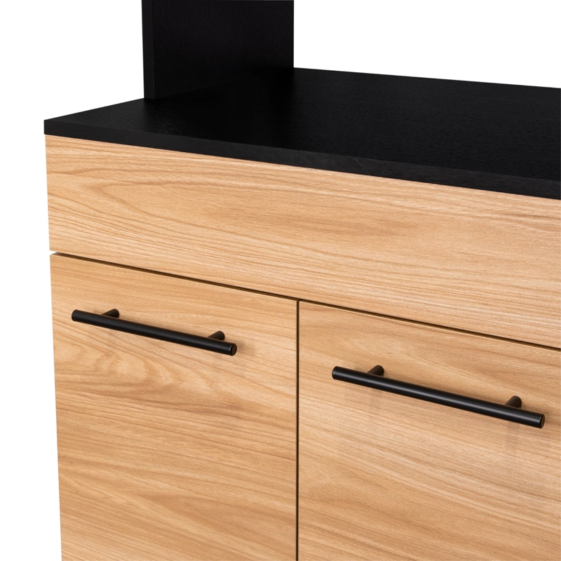 MUEBLE DE COCINA PARA MICROONDAS LUNA WENGUE Y FRESNO 210X60X49,1 CM - 9