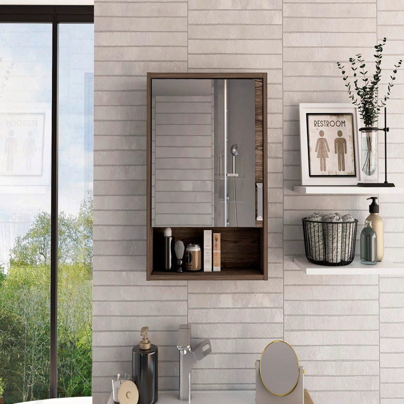 BOTIQUIN PARA BAÑO ECO 60X46,5X13,6 CM MILAN CON ESPEJO - 6
