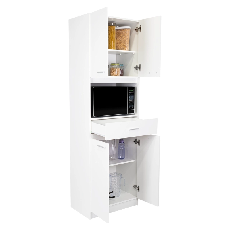 MUEBLE DE COCINA PARA MICROONDAS BAU BLANCO 196X62X39,5 CM - 4