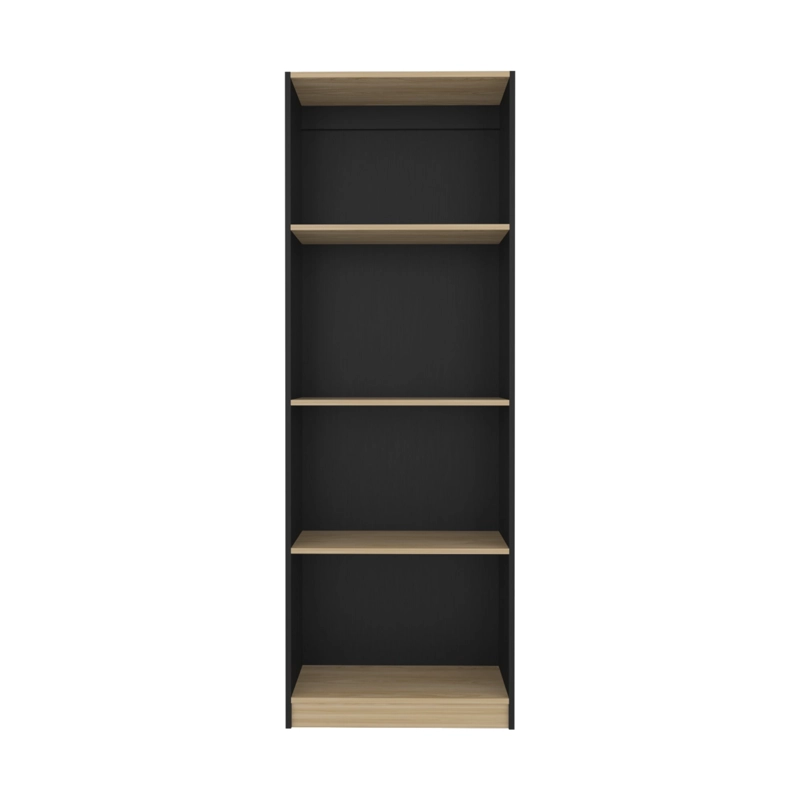 ESTANTE 3 REPISAS HOME E1 180,6X62,8X29,9 CM WENGUE Y FRESNO - 2