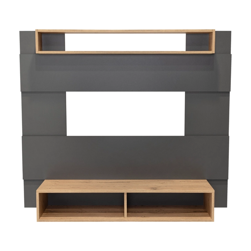 PANEL TV 65' CHARLOTTE PLOMO Y MACADAMIA 120X140X31,5 CM - 3