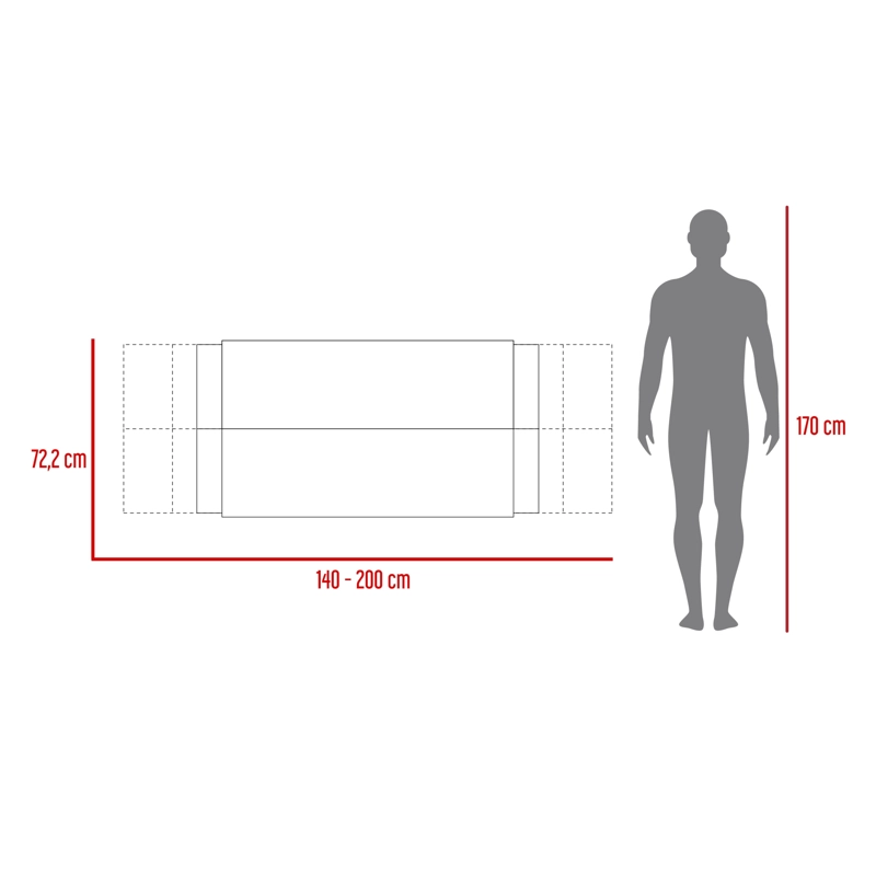 RESPALDO DE CAMA 2 PLAZAS NEUSS GRADUABLE 140/200 CM MIEL Y PLOMO - 2