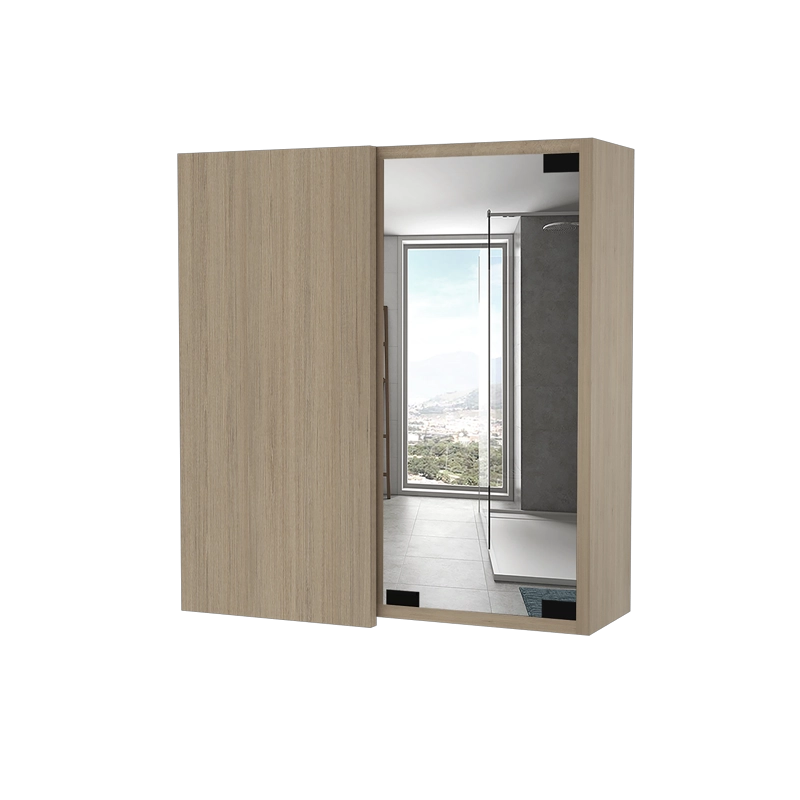 BOTIQUIN PARA BAÑO MIRO 53.7X50X16.5 CM ROVERE CON ESPEJO - 1