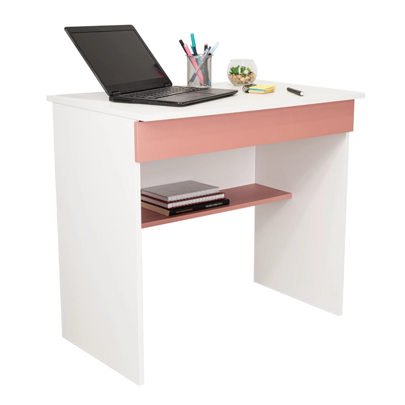ESCRITORIO 1 CAJON OHIO 73X80X49,8 CM BLANCO Y ARUPO - 4