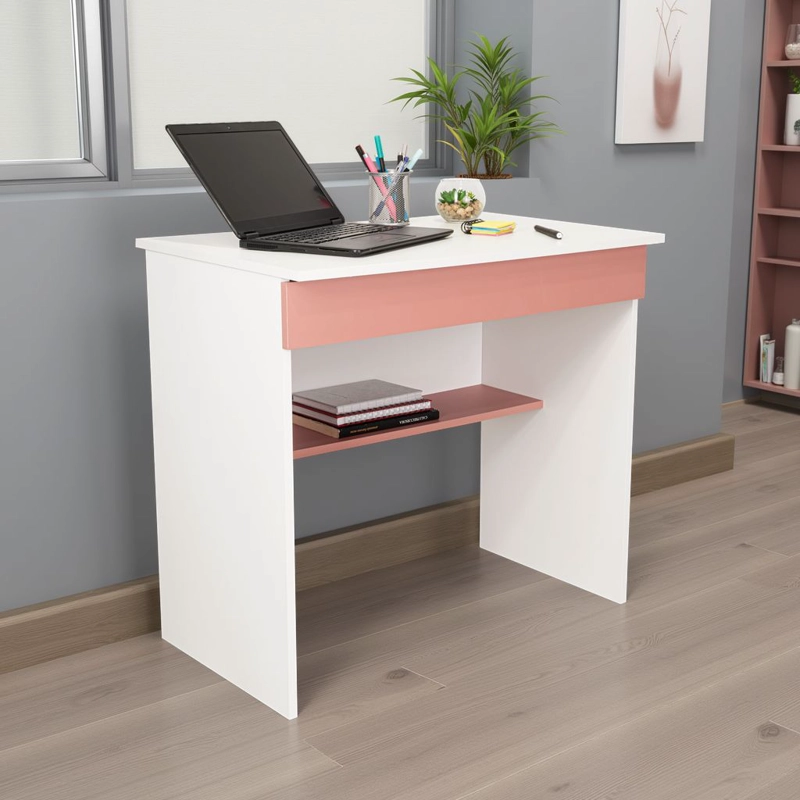ESCRITORIO 1 CAJON OHIO 73X80X49,8 CM BLANCO Y ARUPO - 6