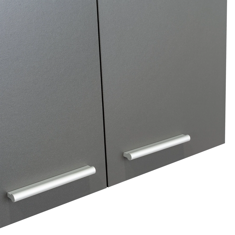 MUEBLE DE COCINA MURAL 150X60X31,5 CM MIEL Y PLOMO 6 PUERTAS - 2