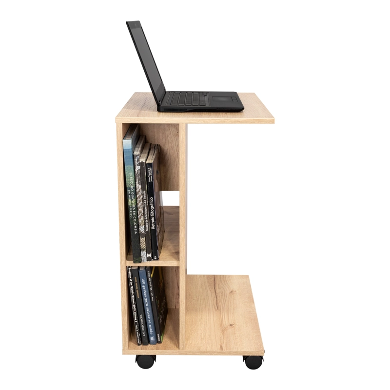 ESCRITORIO PORTABLE CON RUEDAS LUZZO 73X50,2X40,2 CM DUNA - 5