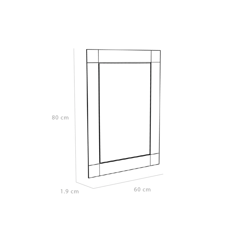 ESPEJO YORLIN RECTANGULAR 80X60X1,9 CM - 7