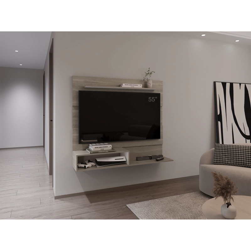 PANEL TV55' BEIJING 120X140X31,5 CM BARDOLINO Y BLANCO - 5