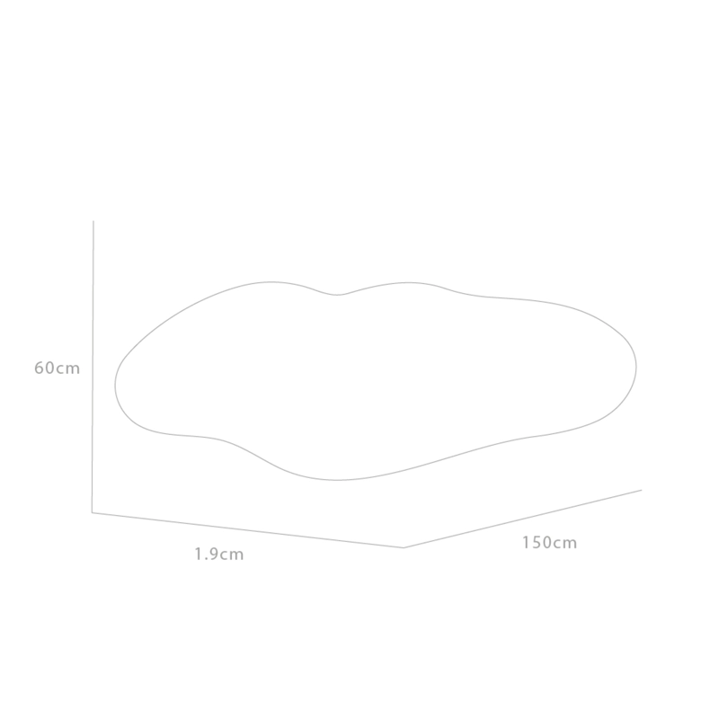 ESPEJO BLUE IRREGULAR HORIZONTAL 60X150X1,9 CM - 5