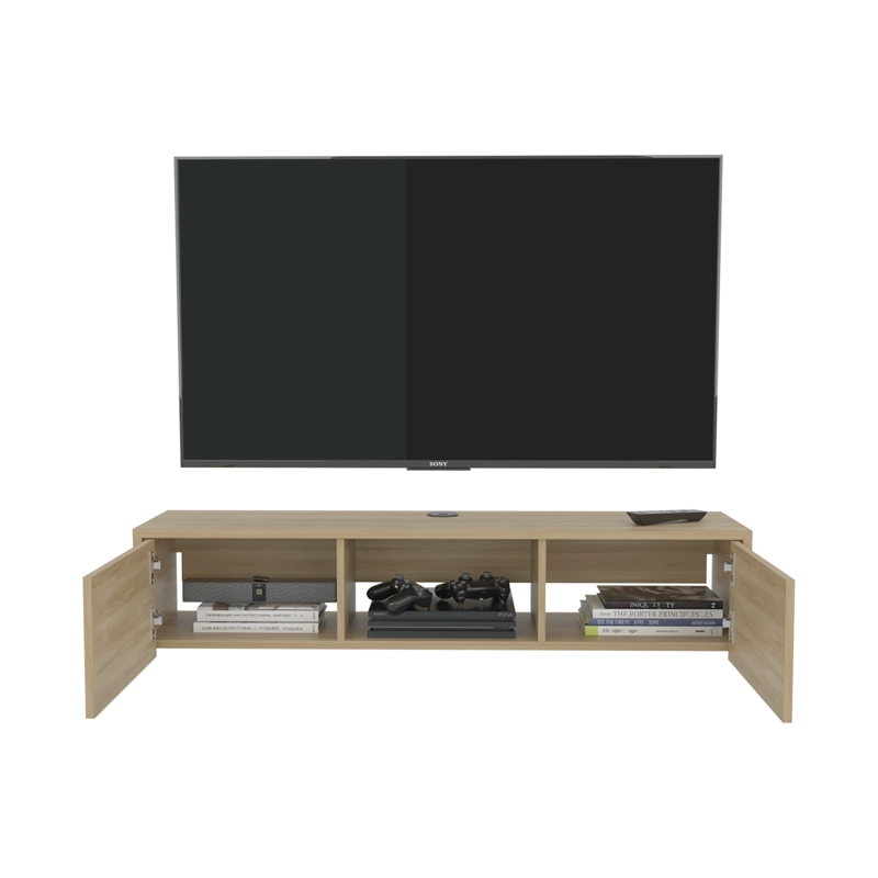 RACK TV 65' PISO O FLOTANTE GLEN 26,8X125,1X29,7 CM FRESNO EUROPEO - 4