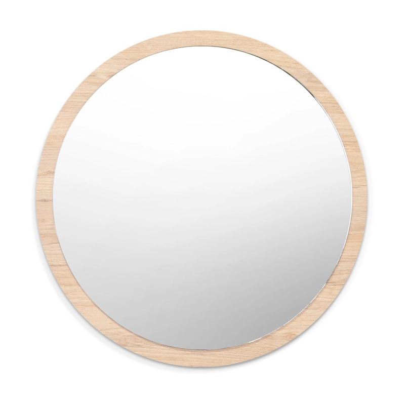 ESPEJO ARY 60 CIRCULAR 60X60X1,9 CM CON MARCO DE MADERA - 1