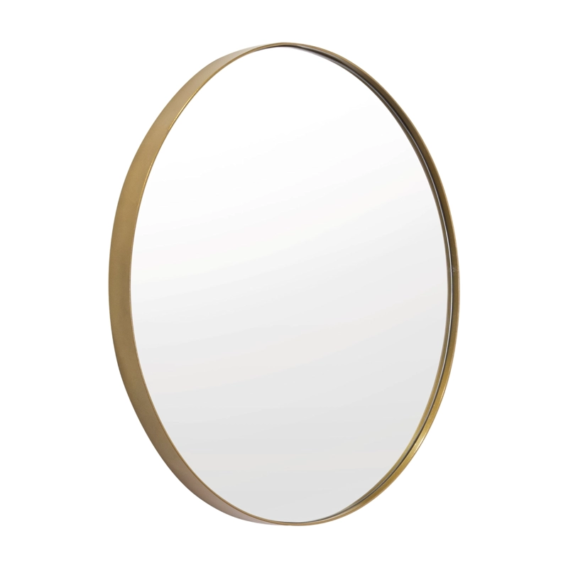 ESPEJO D80 CIRCULAR 80X80X3,5 CM DORADO CON MARCO METALICO - 2