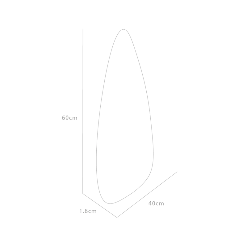 ESPEJO CARLY IRREGULAR 60X40X1,8 CM - 7