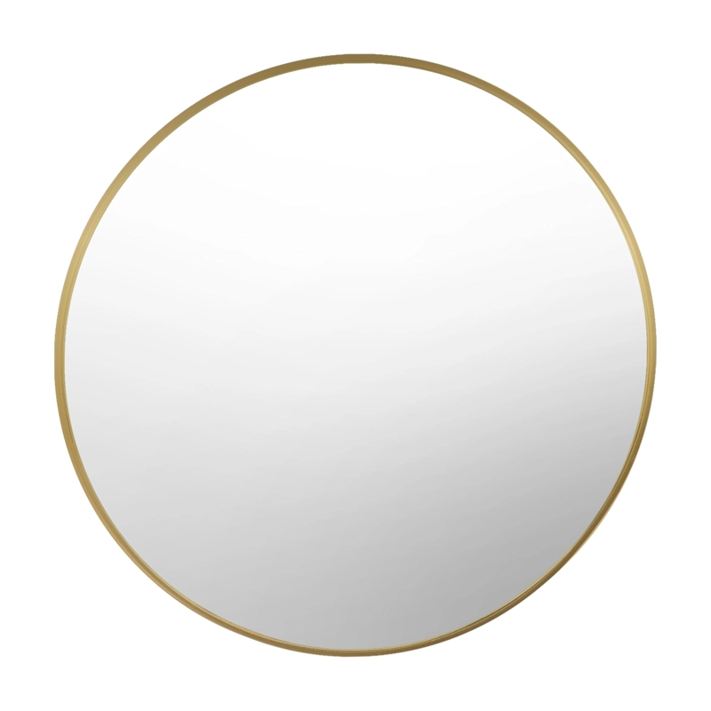 ESPEJO BELA CIRCULAR 38X38X3,5 CM DORADO CON MARCO METALICO - 1