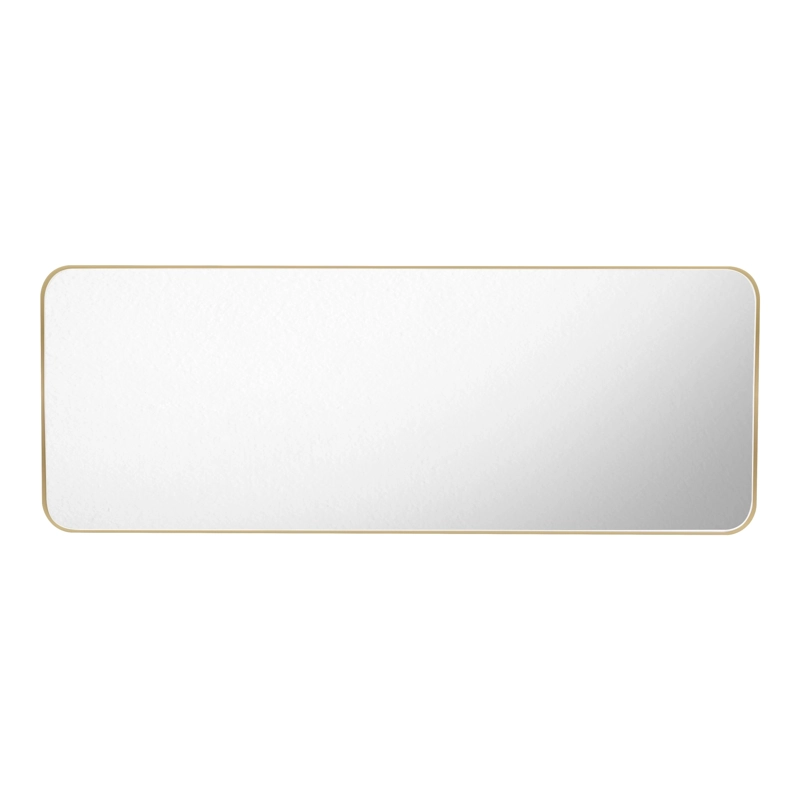 ESPEJO LOKY RECTANGULAR 45X120X3,8 CM DORADO CON MARCO METALICO - 1