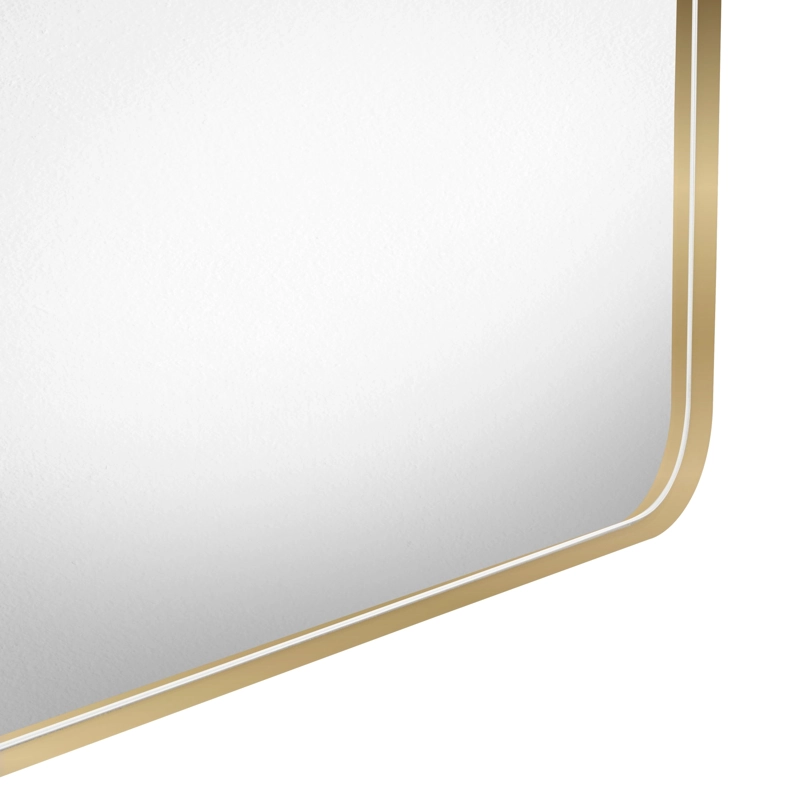 ESPEJO LOKY RECTANGULAR 45X120X3,8 CM DORADO CON MARCO METALICO - 3