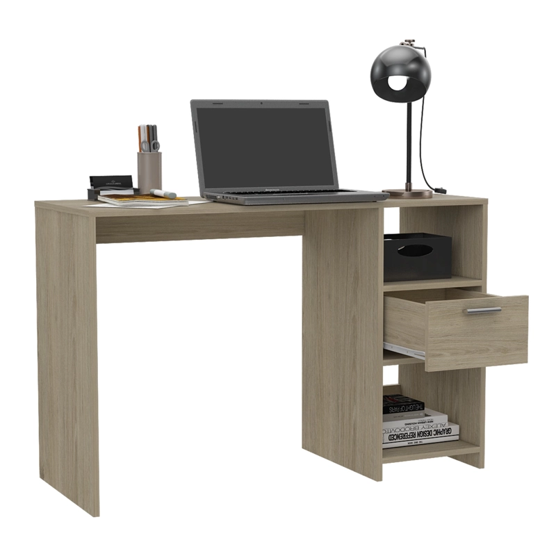 ESCRITORIO RECTO 1 CAJON OMMA 73X110X43,3 CM WENGUE - 3