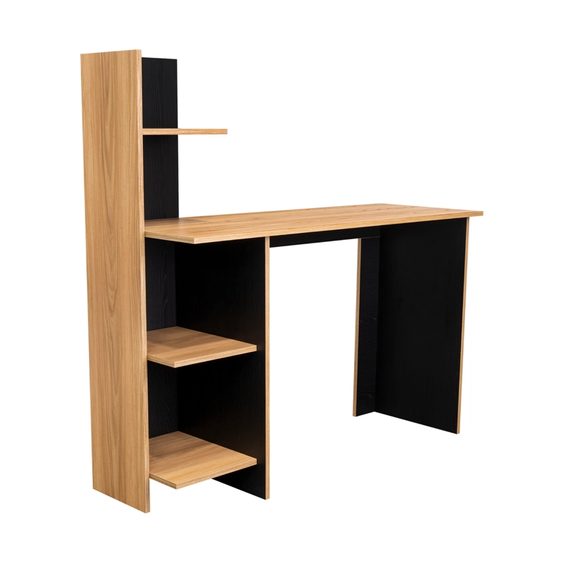 ESCRITORIO BIBLIOTECA VILNA 120,6X120X45 CM FRESNO Y WENGUE - 1
