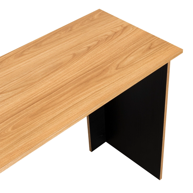 ESCRITORIO BIBLIOTECA VILNA 120,6X120X45 CM FRESNO Y WENGUE - 3