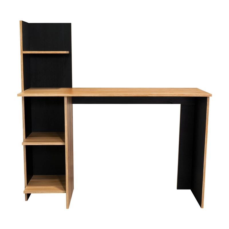 ESCRITORIO BIBLIOTECA VILNA 120,6X120X45 CM FRESNO Y WENGUE - 4