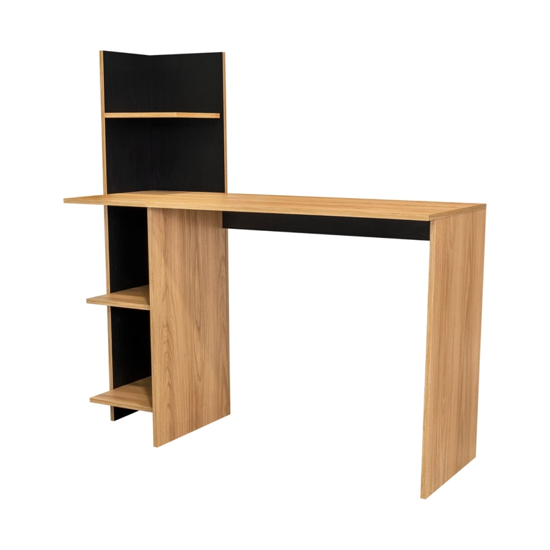 ESCRITORIO BIBLIOTECA VILNA 120,6X120X45 CM FRESNO Y WENGUE - 11