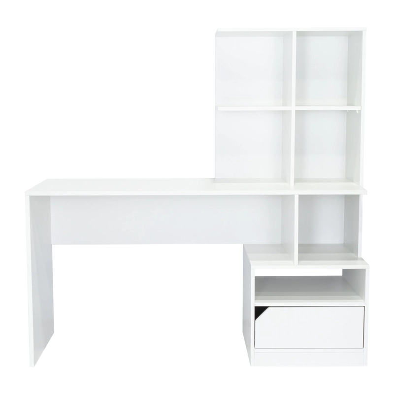 ESCRITORIO BIBLIOTECA 1 PUERTA ALITO 140,0X140,0X50,0 CM BLANCO - 2