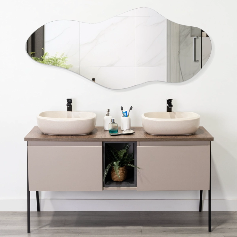 ESPEJO ARIES IRREGULAR HORIZONTAL 60X150X1,9 CM - 1