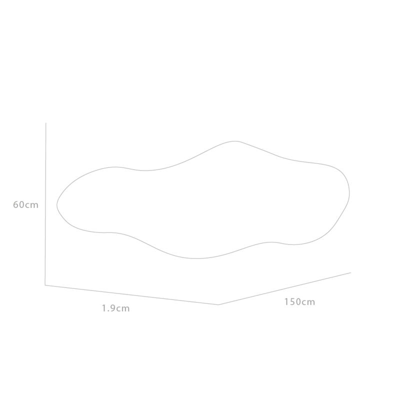 ESPEJO ARIES IRREGULAR HORIZONTAL 60X150X1,9 CM - 6