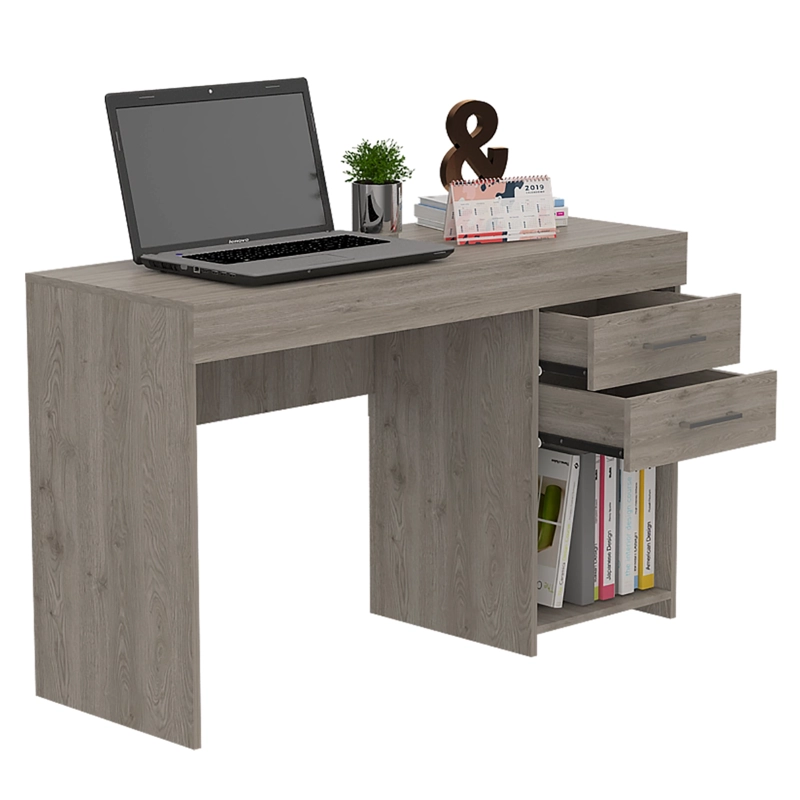 ESCRITORIO RECTO 2 CAJONES IBARE 75X120X45,4 CM MILAN - 3