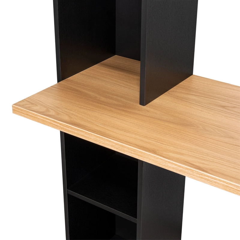 ESCRITORIO BIBLIOTECA ASTON 145,8X120,3X45,2 CM FRESNO Y WENGUE - 11