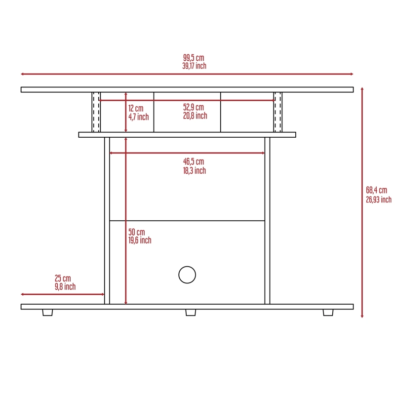 RACK TV40' INVY 68,4X99,5X37,5 DUNA - 7