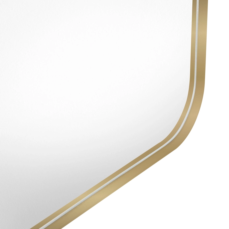 ESPEJO SUSSY RECTANGUALR 120X45X3,8 CM DORADO CON MARCO METALICO - 4