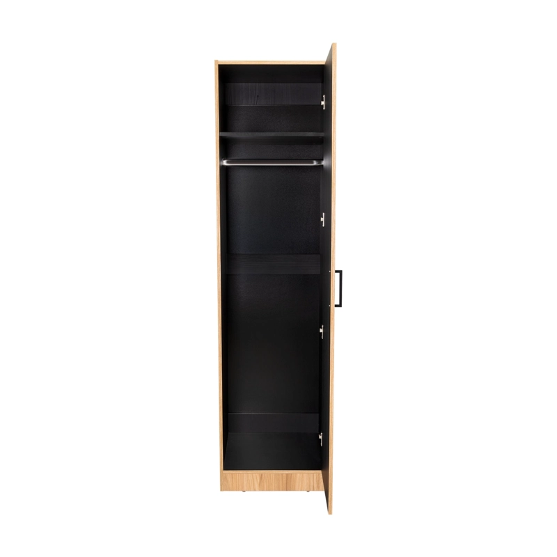 CLOSET 1 PUERTA CON BARRA CLAY 49,4X186,3X52,3 CM FRESNO Y WENGUE - 3