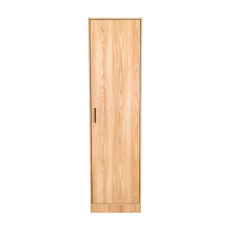 CLOSET 1 PUERTA CON BARRA CLAY 49,4X186,3X52,3 CM FRESNO Y WENGUE - 5