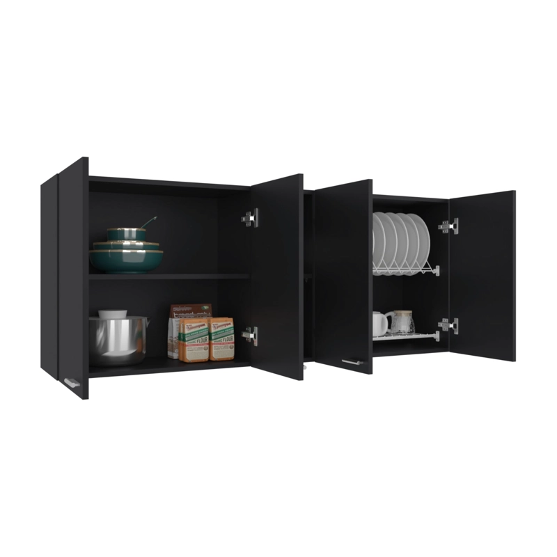 MUEBLE SUPERIOR DE COCINA PORTOFINO 60X150X31,5 CM WENGUE - 3