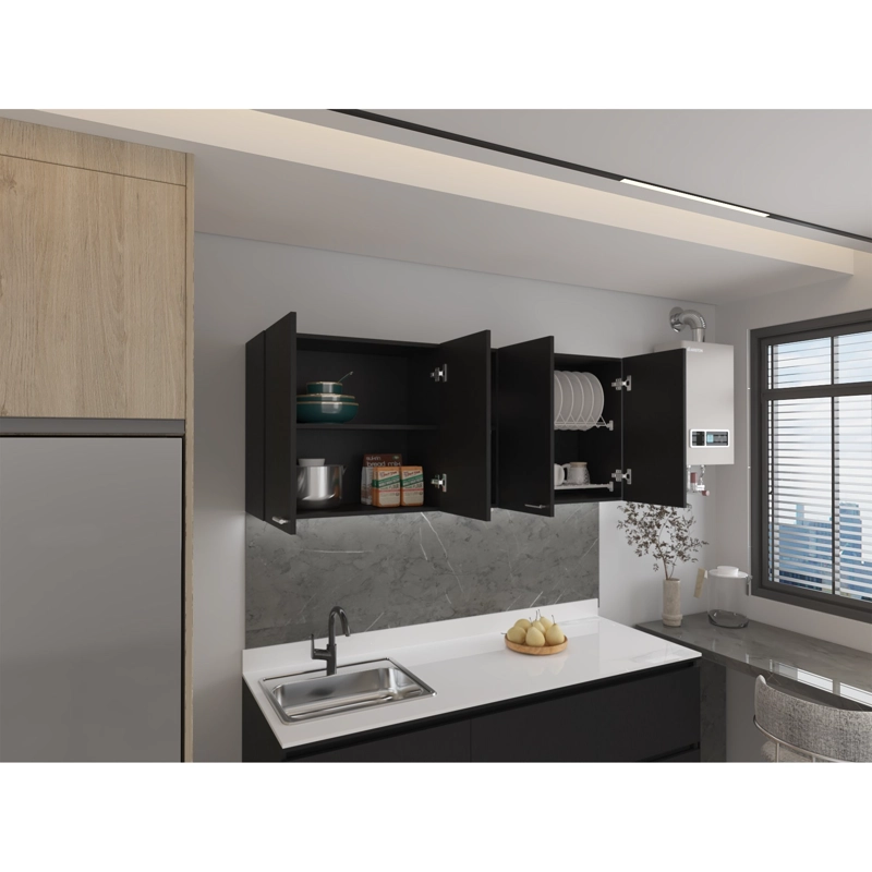 MUEBLE SUPERIOR DE COCINA PORTOFINO 60X150X31,5 CM WENGUE - 6