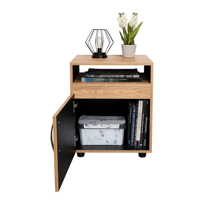 VELADOR 1 PUERTA BARILO 55X45X40,3 CM FRESNO Y WENGUE - 7