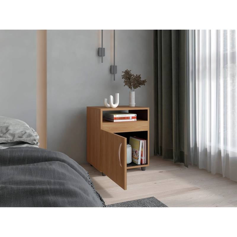 VELADOR 1 PUERTA BARILO 55X45X40,3 CM FRESNO Y WENGUE - 9