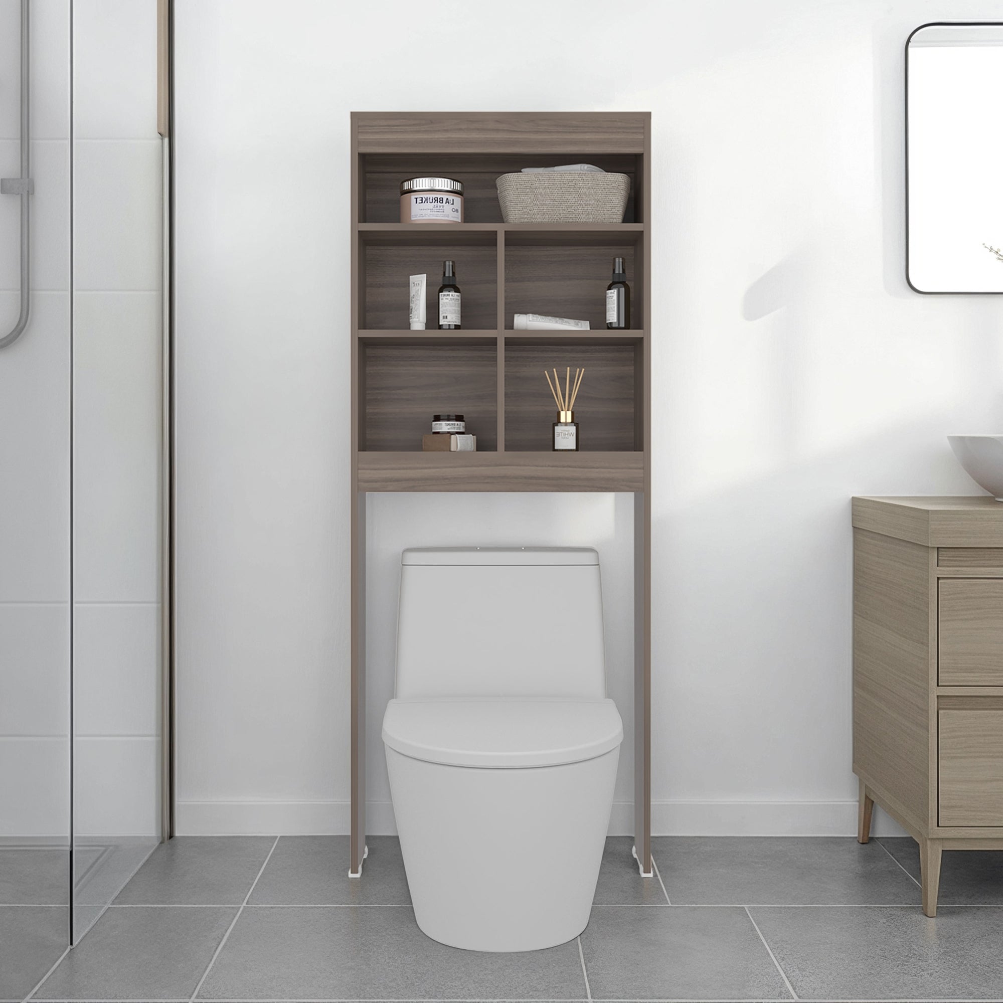 ESTANTE WC BATH DUO 160,8X63,2X20,1 CM CARTAGENA - 5