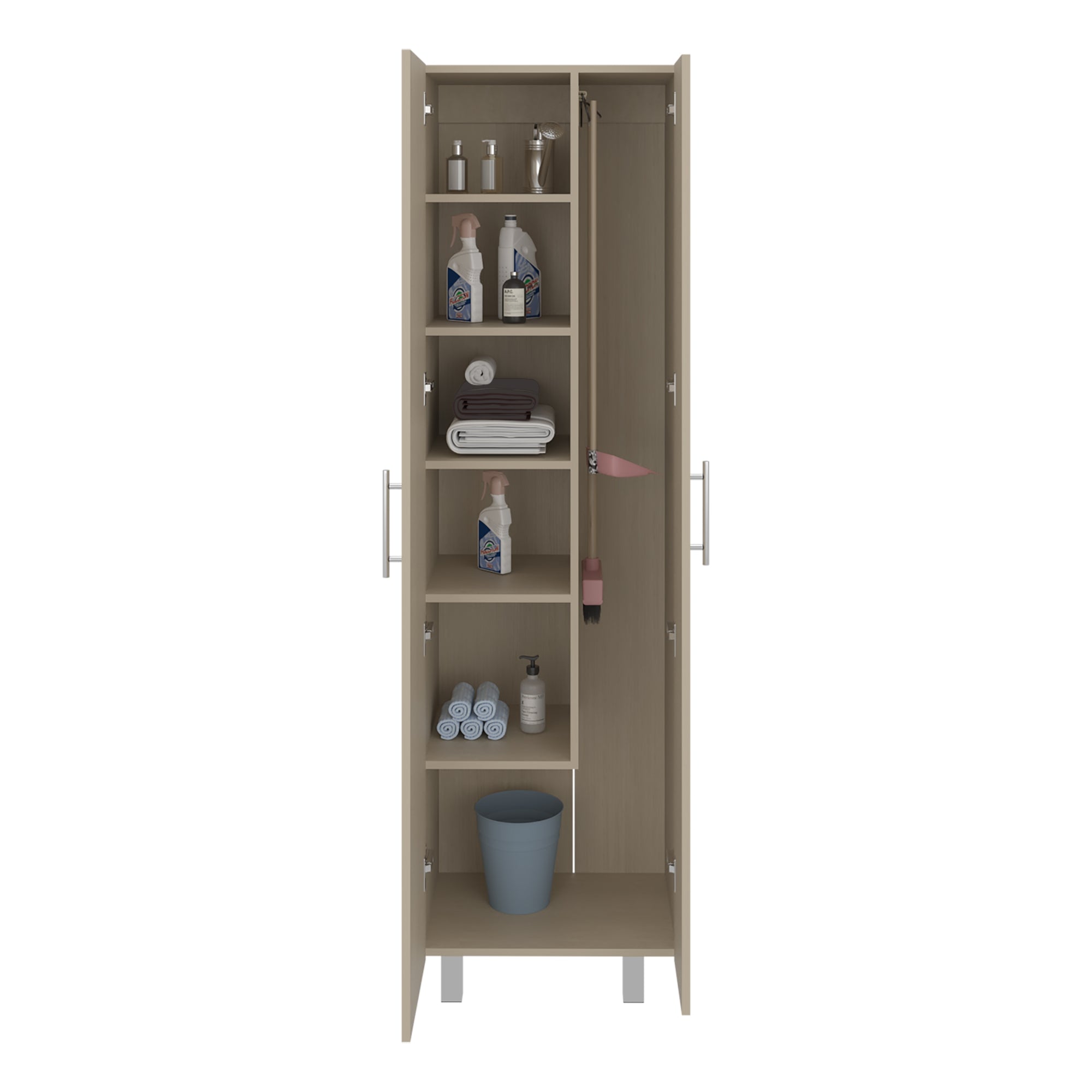 MUEBLE DE ASEO 2 PUERTAS NALA 181,1X51,2X36,8 CM CARTAGENA - 4
