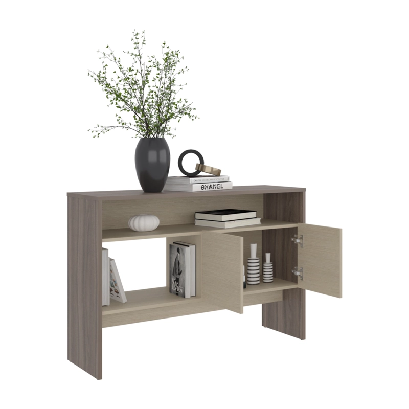 ARRIMO 2 PUERTAS CLASSIC COLOR 80,7X120X35,6 CM CARTAGENA Y WENGUE - 3